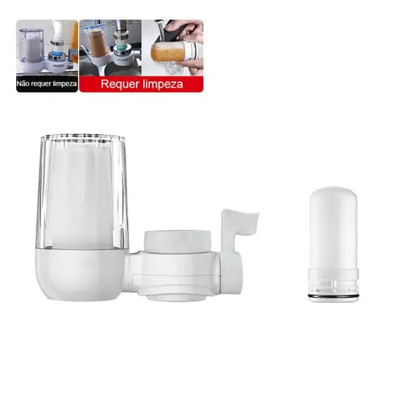 Filtro Purificador De Água Torneira Carvão Ativo Torneira Com filtro Purificador