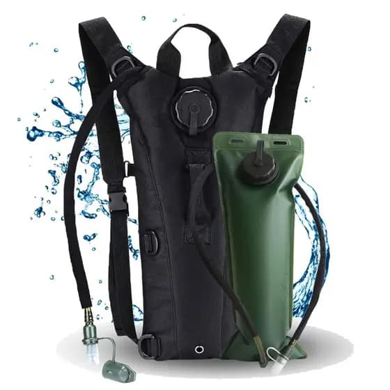 Mochila Hidratação Ciclismo Trilha Caminhada Corrida Ultra Leve Bolsa Agua Tipo Camelbak com Refil 3L