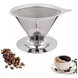 Filtro De Café Coador Inox 304 Grande Reutilizável Pour Over entrega rápida