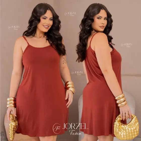Vestido Feminino Pluz Size Alcinha Soltinho G1/G2/G3 Moda Verão 2026 Casual Confortável Tendência