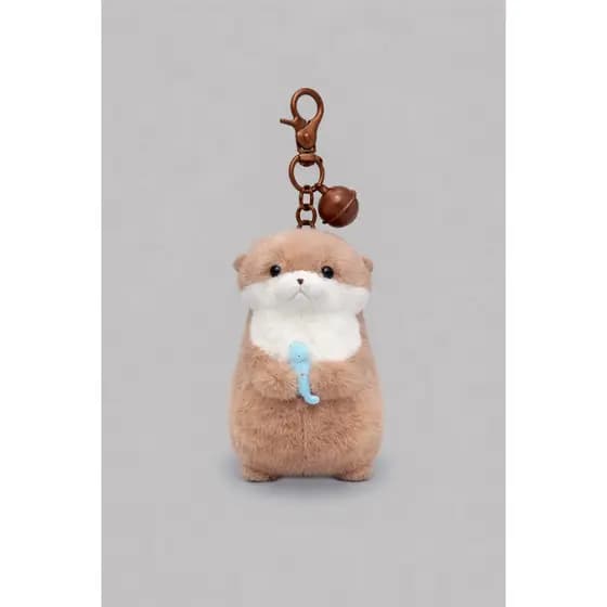 Chaveiro Lontra Sino Peixinho Fofo Pelúcia Bolsa Presente