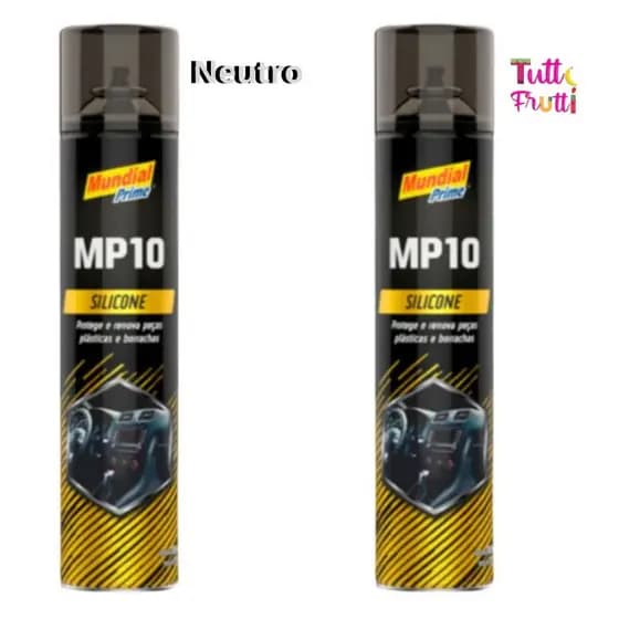 SILICONE SPRAY 300ML MP10 MUNDIAL PRIME NEUTRO >Protege Renova Restaura (Automotivo casa Industrial)