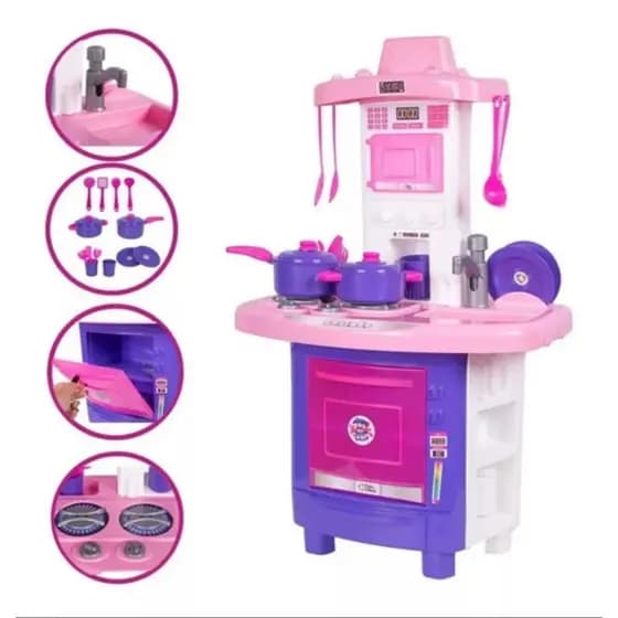 Cozinha Infantil Cozinha Infantil Grande Cozinha de Brinquedos para Menina