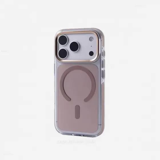 {Capa Grossa De Acrílico , Magnética E Resistente Choques } É Adequada Para Modelos iPhone 16 , 17 , Pro Max