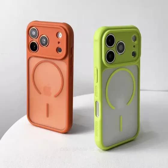 Luxuosa Capa Protetora Magnética Fosca Acrílica , Adequada Para iPhone 17 , 16 , 15 , 14 , 13 , 12 , 11 Pro Max