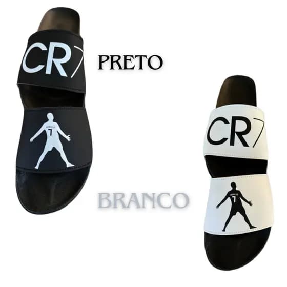 slide novidade CR7! envio imediato slide unissex Slides com Design Ergonomico - Quente para o inverno