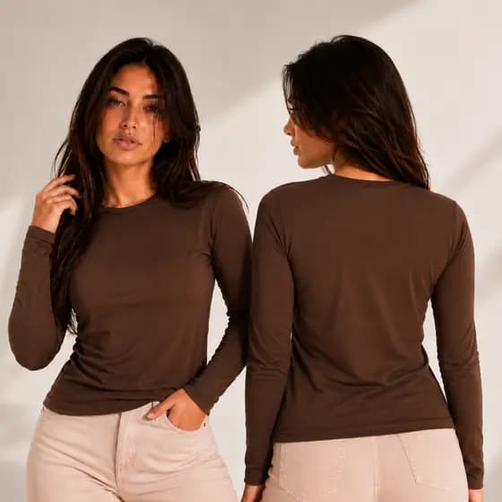 Camiseta Peluciada Térmica Feminina Peluciada Inverno Manga Longa Quentinha Slim Proteção Frio Blusa Segunda Pele