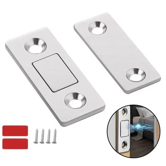 Fecho Magnético Para Armário Porta Ultra Forte Sistema de Fechamento para Móveis e Chaves de Fenda/Philips