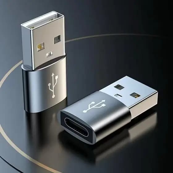 Conversor Mini Adaptador Usb Tipo C Fêmea Para Usb A Macho E USB A PARA USB C