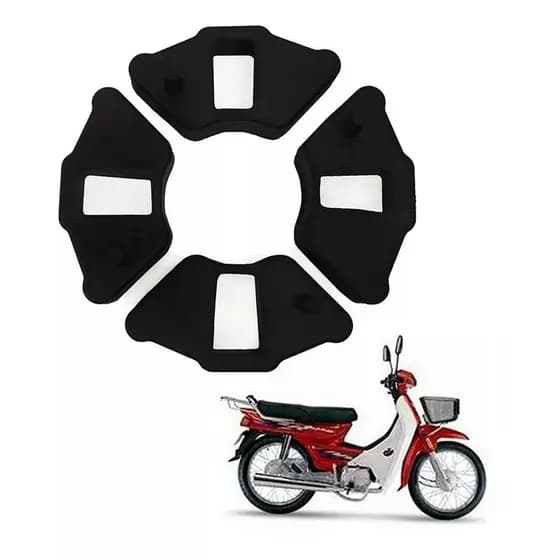 Bucha Coxim Coroa Dream Shineray Todas - 4 Peças