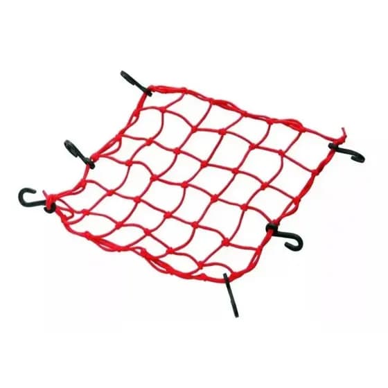Rede Aranha elastico moto vermelha 35x35