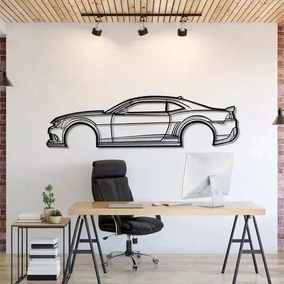 QUADRO DECORATIVO CARRO CAMARO EM ACM - DIVERSOS TAMANHOS