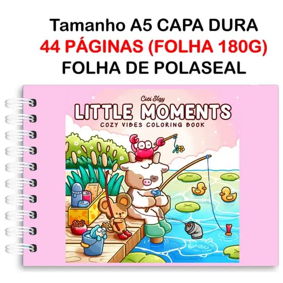 Livro Little Moments - 44 páginas - Capa dura