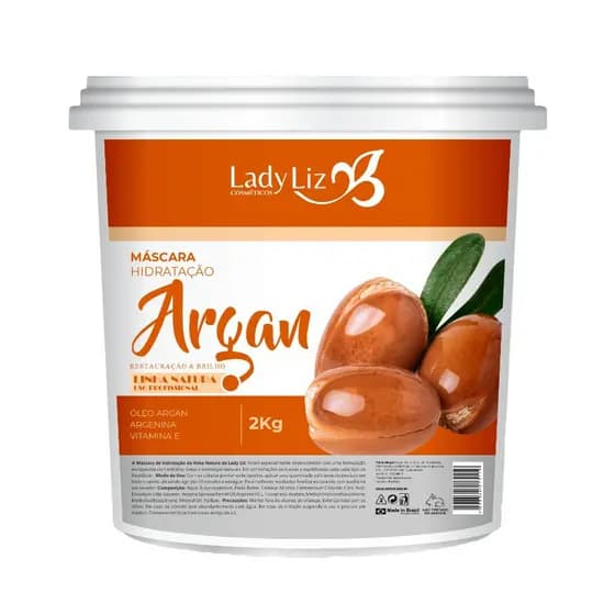 Máscara de Hidratação Argan Lady Liz 2kg