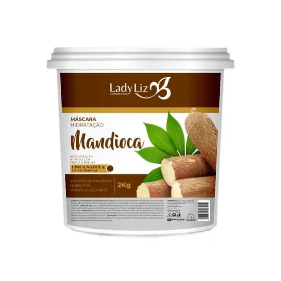 Máscara de Hidratação Mandioca Lady Liz 2kg