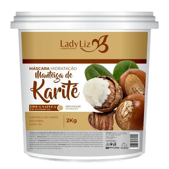 Máscara de Hidratação Karite Lady Liz 2kg