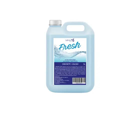 Sabonete Líquido Fresh Extra Perfumado e Hidratante Para Refil Lady Liz 5 Litros