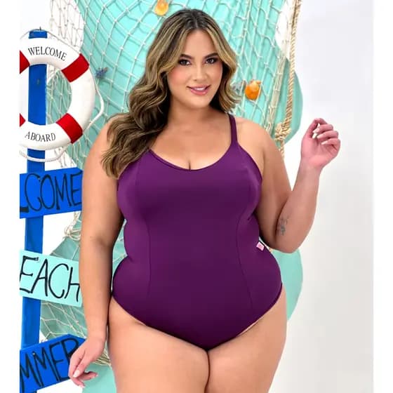 Moda Praia Body Feminino Suplex Tamanho G 44/46 Com Bojo Praia Festa