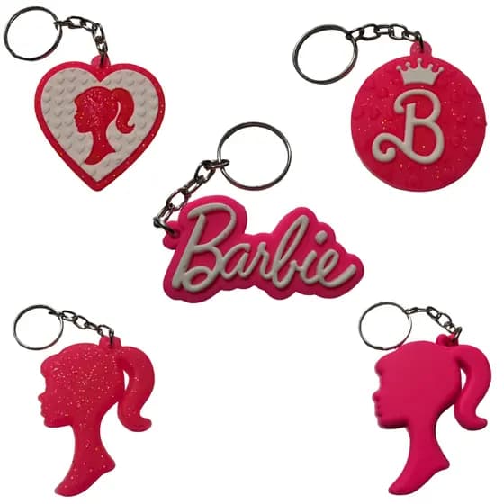 Chaveiros Emborrachados Barbie