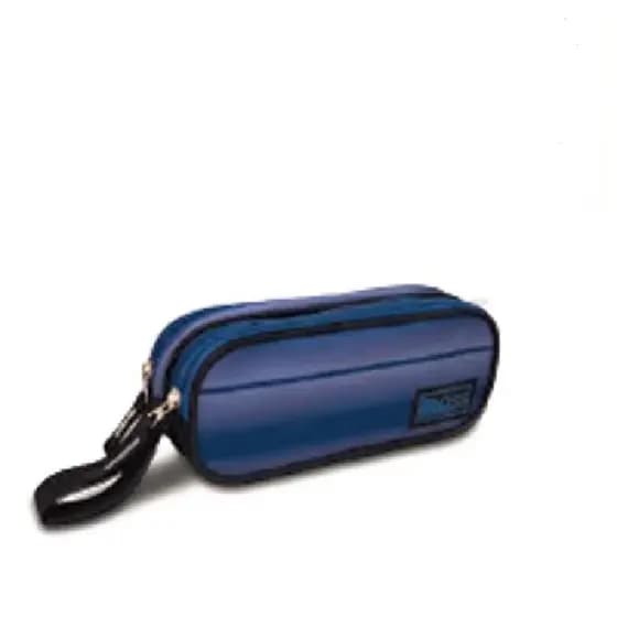 Estojo bolsinha escolar duplo 2 ziper masculino Clio Cross reforcado escolar