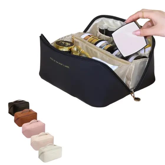 Necessaire Feminina Grande Organizadora Maquiagem Cosmético Para Viagem Em Alta Qualidade