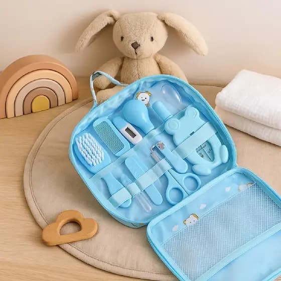 Kit Nuvem Menina Menino 13 Peças Completo Bebê Cuidados Recém Nascido Infantil Essencial Prático