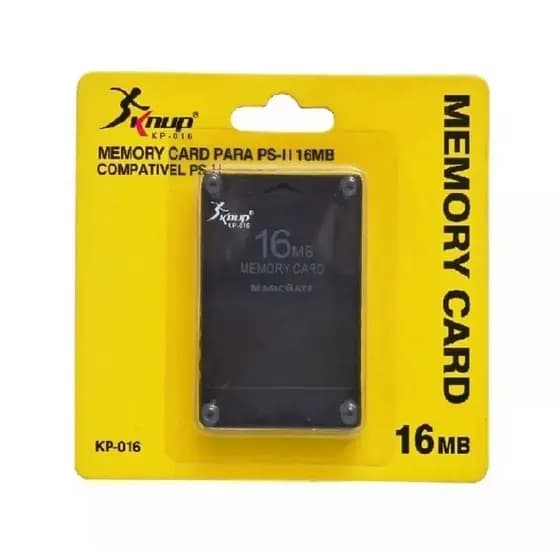 Memory Card 16mb Kp-016 Para Playstation 2 Ps2 - Knup 16mb