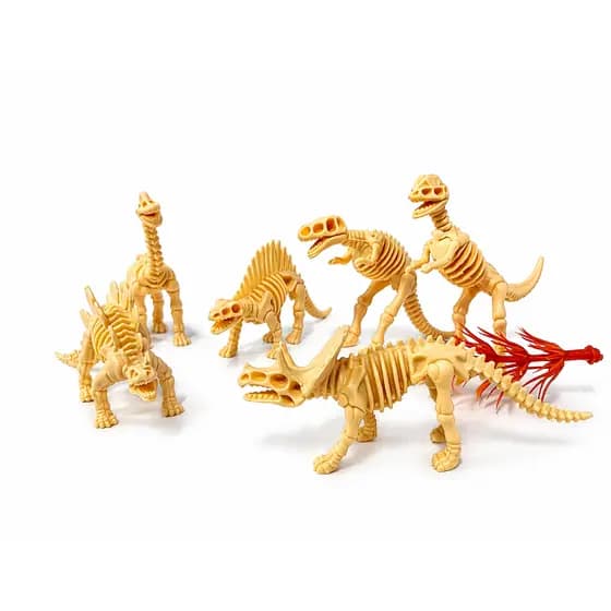 Dinossauro Fossil brinquedo Colecionável Animais 7 pcs de Decorar Maquetes Fosseis Jurássico