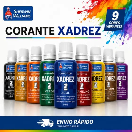 Corante Líquido Xadrez Tinta para Parede Sherwin Williams 50 ml