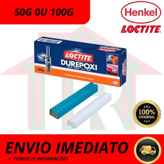 Durepoxi Massa Cola Loctite 50/ 100/ 250 g