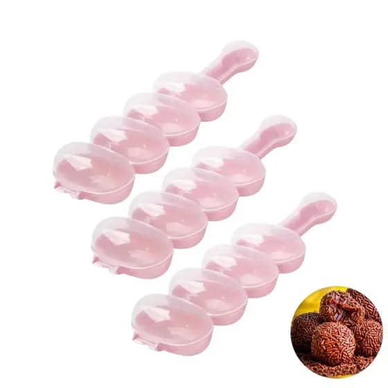 3/4/5 Chocalho Boleadores de Brigadeiros Docinhos Beijinhos Enrolador Modelador Forma Prática Confeitaria