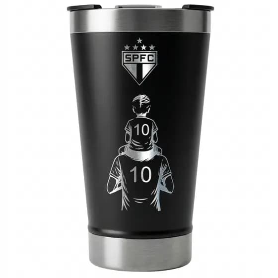 Copo Personalizado Pai E Filho(a) São Paulo Torcedo 473ml