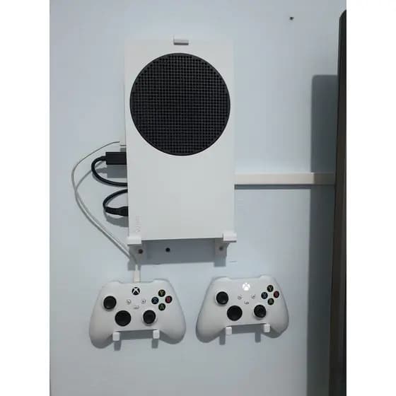 Suporte Parede Xbox Series S P/ (Console + 2 Controles)