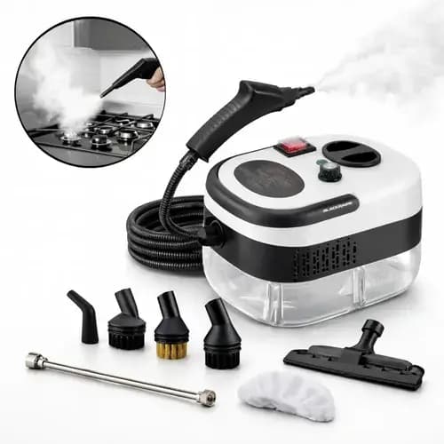 Limpador A Vapor Portátil De 2500 W Máquina Limpeza Pressurizada Alta Temperatura Com Cabeças