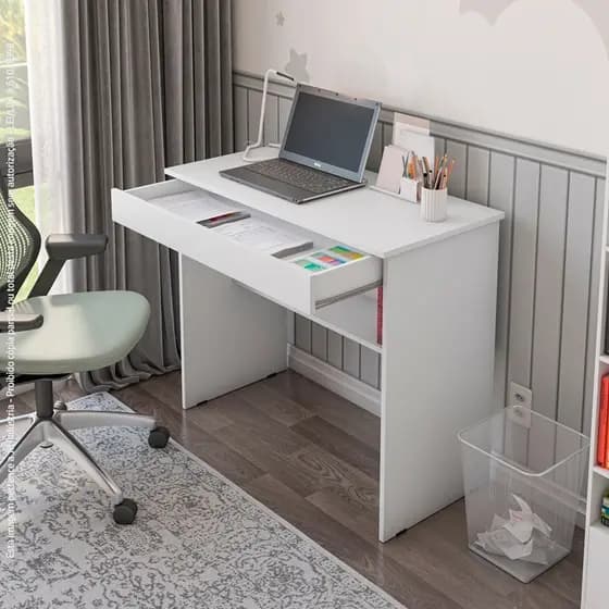 Escrivaninha Mesa para Computador Gamer 1 Gaveta Quarto Estudo Escritório Home Office