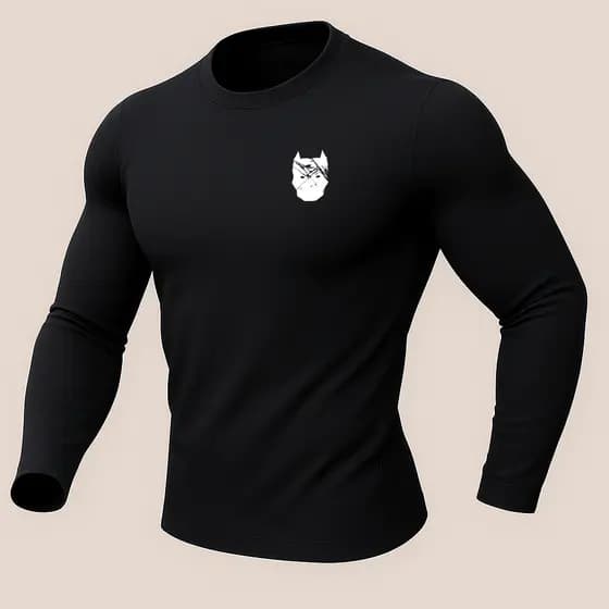 Camiseta Térmica de Compressão Masculina - de Poliéster Gola Careca, Top Esportivo Pit Monster