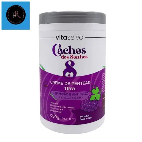 Creme de Pentear Vita Seiva Cachos dos Sonhos Uva 950g Cod.89797