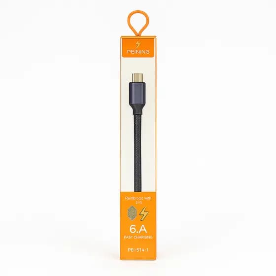 Cabo USB V8 Reforçado Metal Peining 1m – Carregamento Rápido e Durável