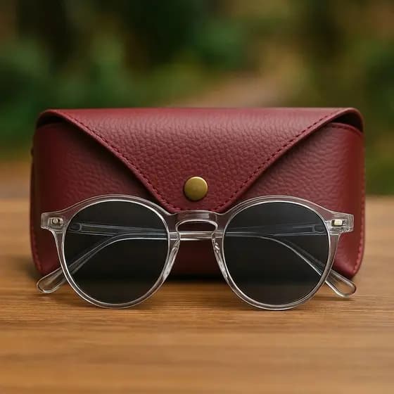 Oculos de Sol Premium New Gray Luxo Masculino Feminino Moda Praia 2026 Transparente Estiloso Vintage