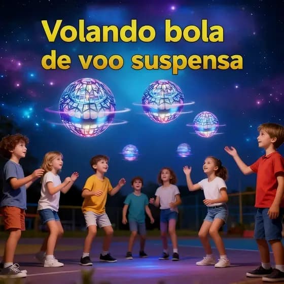 Spinner Bola Boomerang Mini Drone Com Luz Voador Interativo Infantil Que Voa Luzes Bola de Rotação LED suspensa