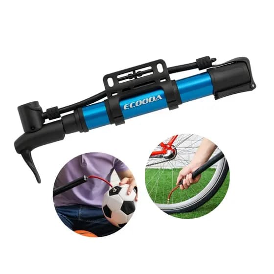 Mini Bomba Ar Manual Ecooda Bola Bike Bicicleta Portátil Alta Pressão Várias Cores Potente EC6836