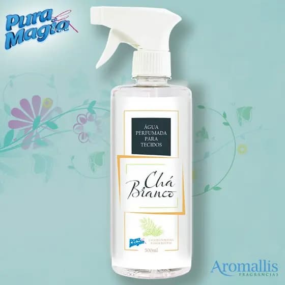 AGUA PERFUMADA PARA TECIDO CHÁ BRANCO 500ML