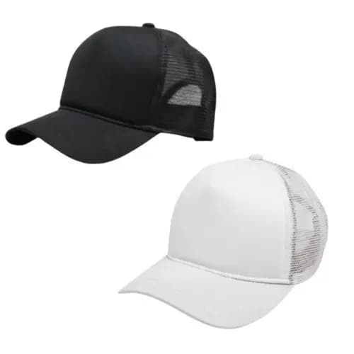 Kit 2 Boné Trucker Liso com Tela Você Escolhe a Cor