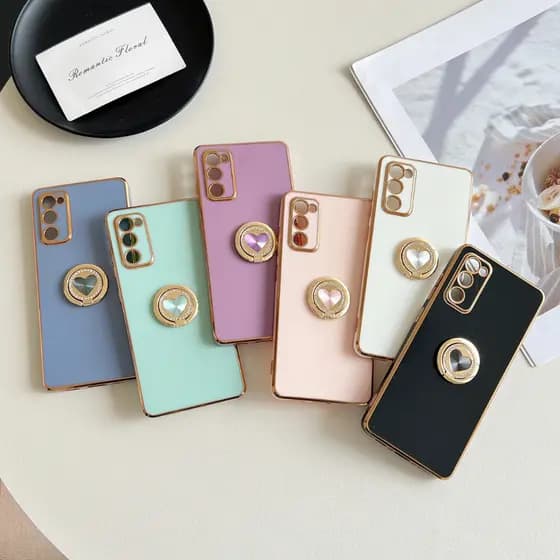 Capa Capinha MOTO G86 G85 G84 G75 G56 G55 G54 G45 G34 G24 G14 G06 G05 G04 com Anel Coração