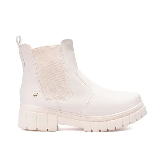 Bota Infantil Feminina Chelsea Tratorada Elástico Menina Fashion