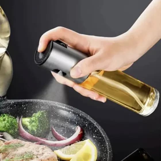 Porta Oleo Azeite Vinagre Borrifador Em Vidro Vinagreessenciais De Cozinha 100ml