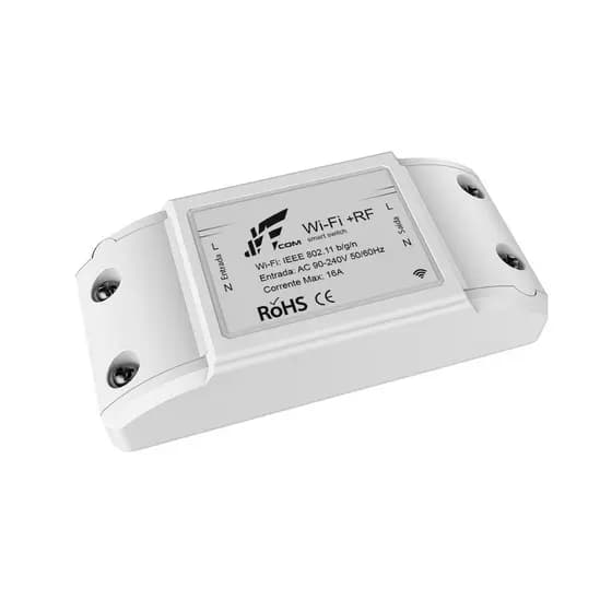 Interruptor Inteligente Wifi Módulo Relé Smart 16A RF 433 Alexa Google Automação Smartlife Basic App