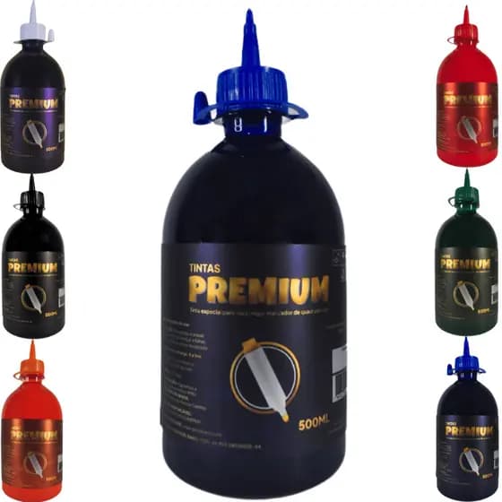 Tinta Para Marcador Quadro Branco 500ml Premium Refil Pincel Raro Rende Mais 100 Recargas Não Mancha Lousa Escolar Fácil