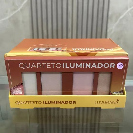 Box com 12 Unidades Quarteto de Iluminador - Ludurana