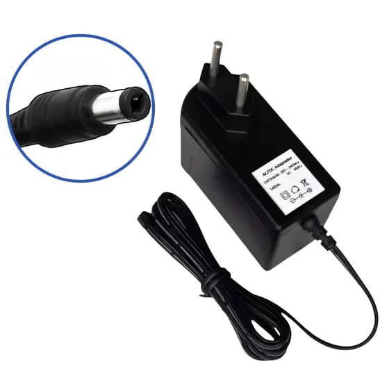 Fonte 9V 1A Bivolt 110-220V Com Plug P4 (-) Centro do Pino Negativo